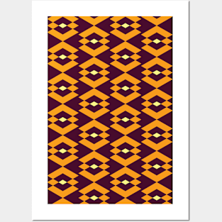 Geometric Seamless Pattern 006#002 Posters and Art